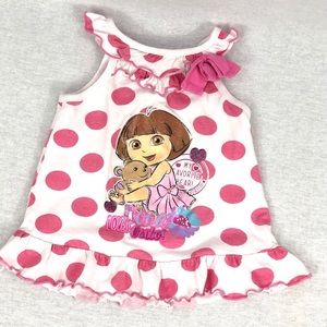 🌈5/$20 Nickelodeon Dora print tank